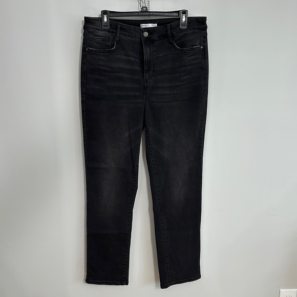 Nine West Denim - Nine West Black Slim Straight Denim Jeans